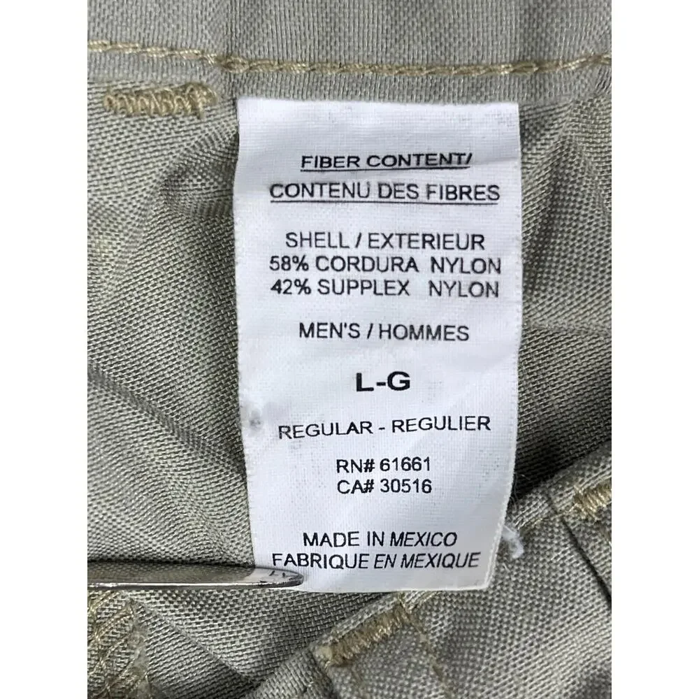 The North Face Pants Mens L Green Straight Leg Relaxed Fit Light Mid Rise Zipper